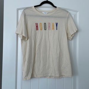 Offwhite, short sleeve top, size M